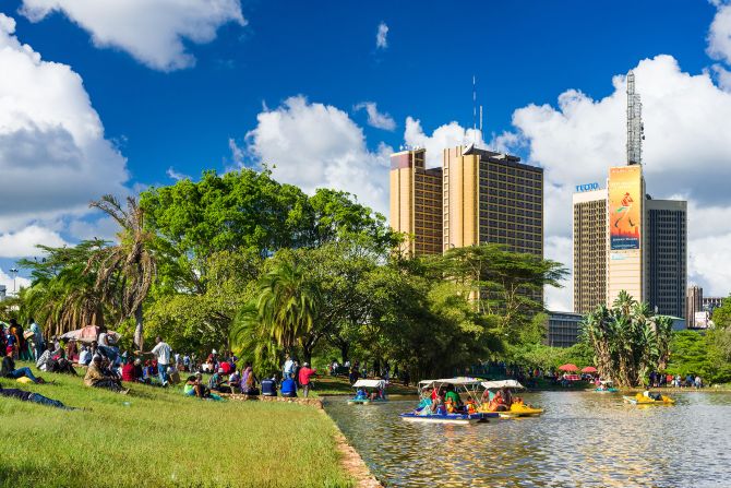 <strong>Nairobi, Kenya: </strong>The Kenyan capital is one of 10 cities highlighted by Lonely Planet for 2024. Uhuru Park is pictured. <br />