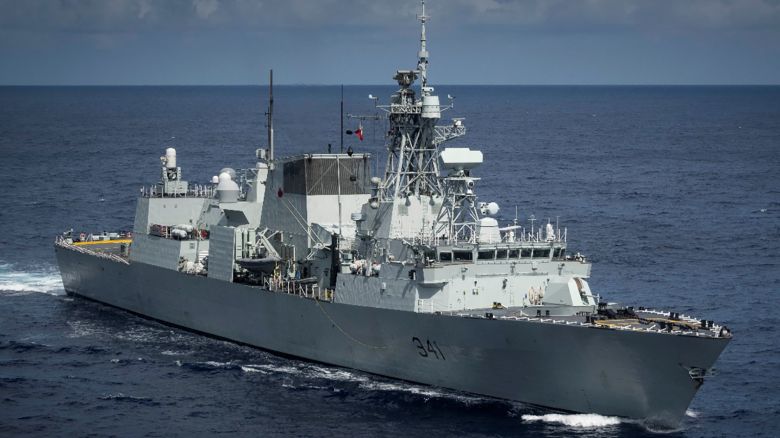 This picture shows the HMCS Ottawa vessel.