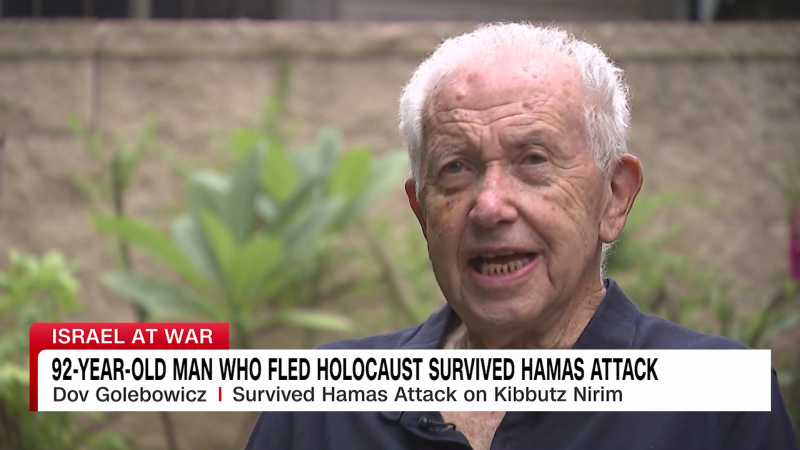 92-year-old man who fled Holocaust also survived Hamas