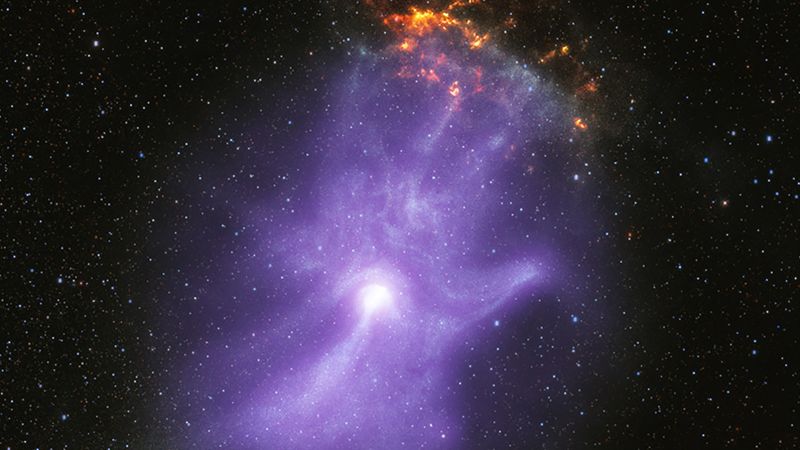 NASA missions spy celestial features resembling a ghostly hand and alien face