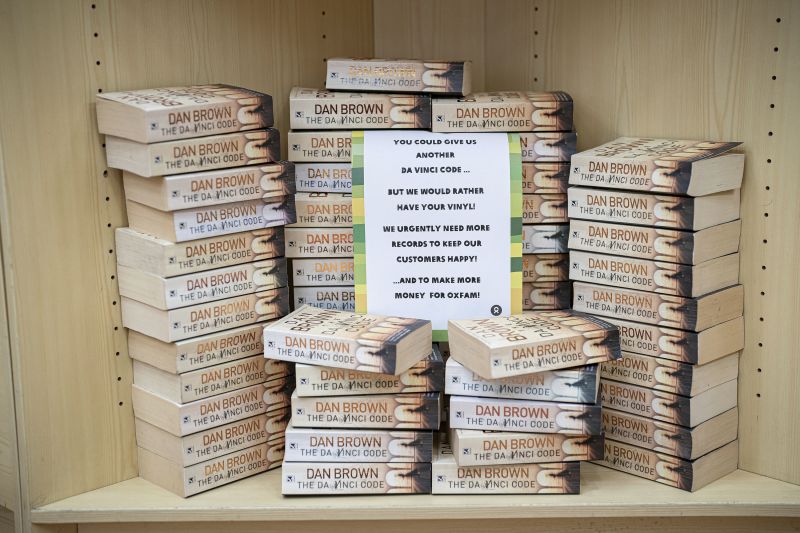 How One Artist Transformed 6,000 Unwanted Copies of The Da Vinci Code into a Surreal Interpretation of Nineteen Eighty-Four