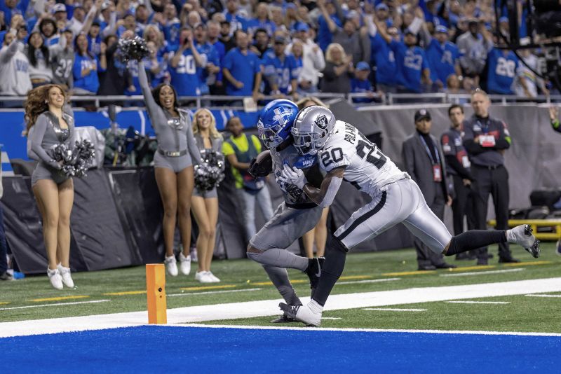 Lions Vs. Raiders: Rookie Jahmyr Gibbs Has Breakout Performance In ...