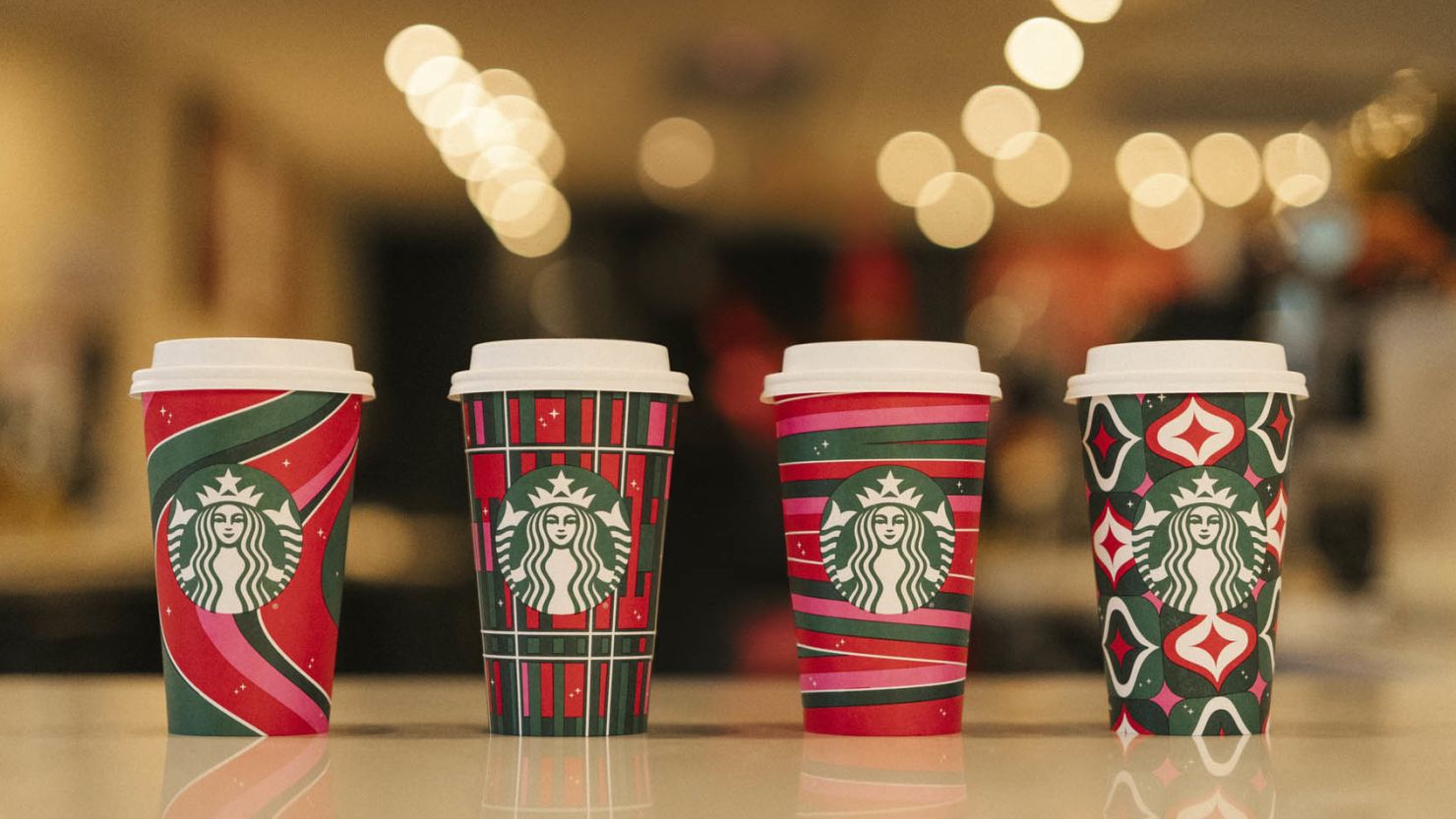 Here's what this year's Starbucks holiday cups look like