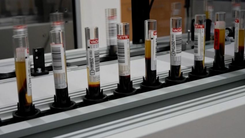 israel blood bank vials