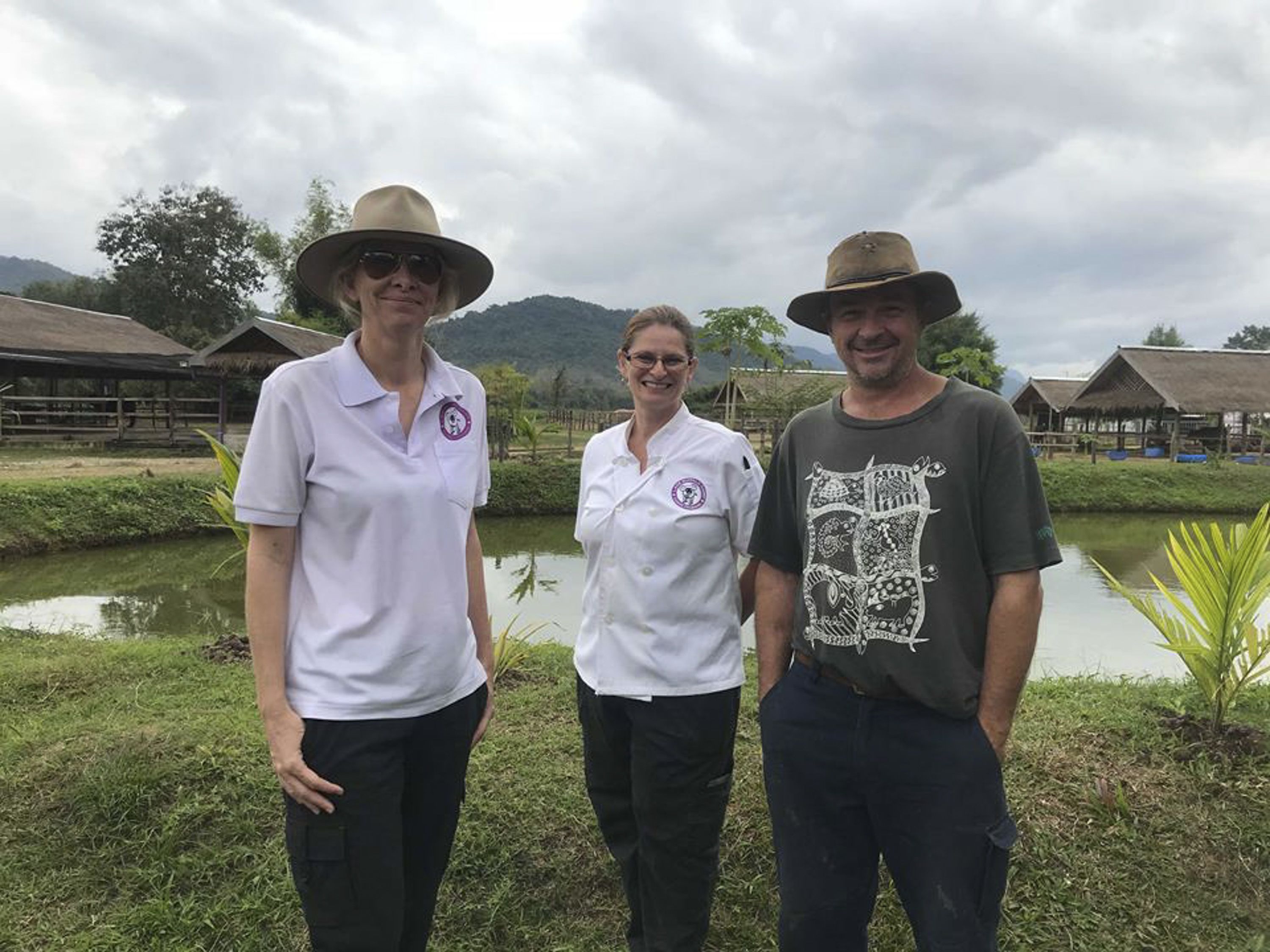 Meet the Laos Buffalo Dairy founders: CEO Susie Martin, Farm GM Steven McWhirter and Rachel O'Shea, executive chef and GM of production.