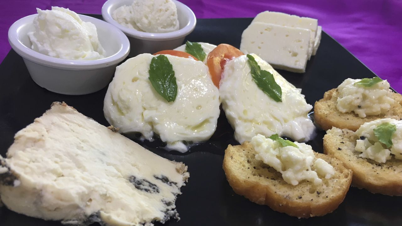 The Laos Buffalo Dairy makes bocconcini, ricotta, blue cheese, feta, burrata (by request), yogurt, and their most popular type of cheese, mozzarella.
