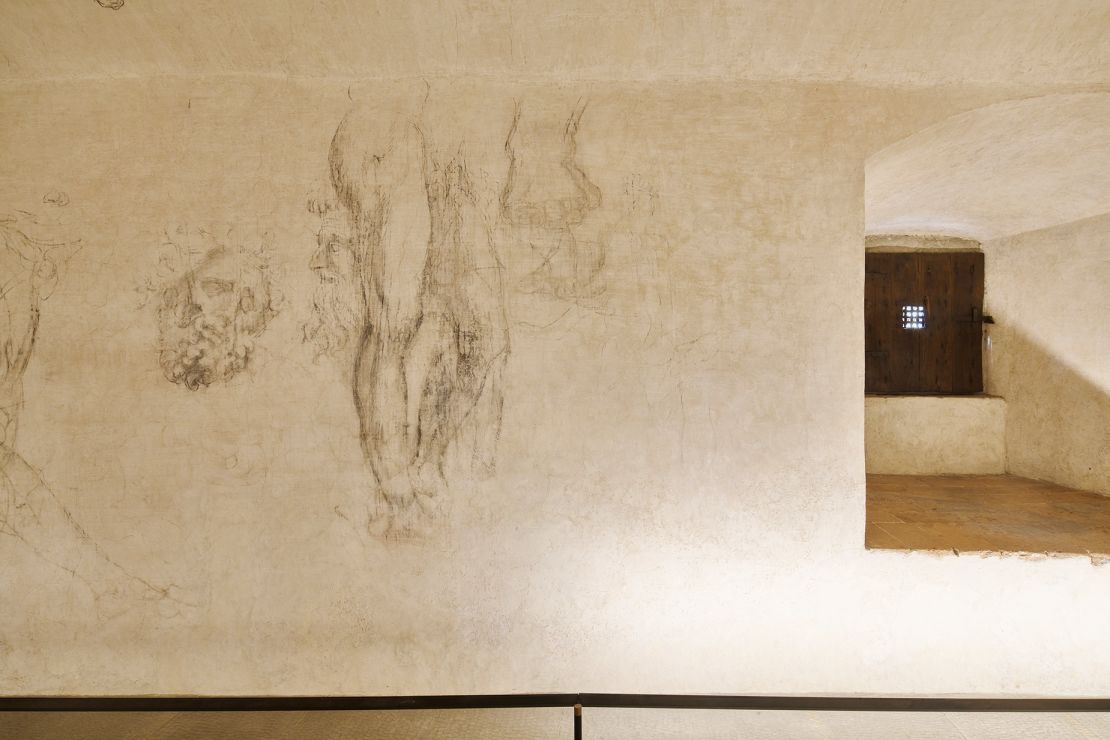 Michelangelo is thought to have hidden in the space for two months in 1530.