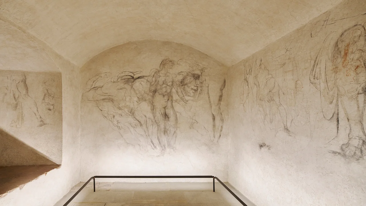Secret room with 500-year-old Michelangelo drawings finally open to the public 🎨