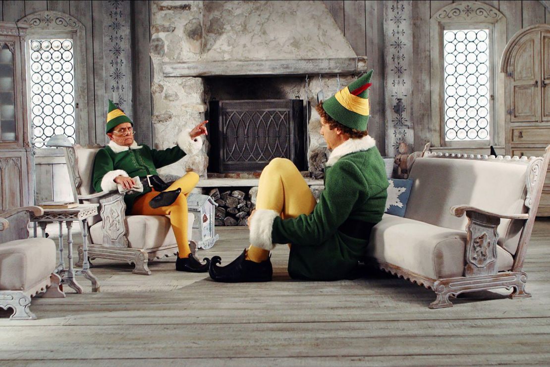 Bob Newhart and Will Ferrell in "Elf" (2003)