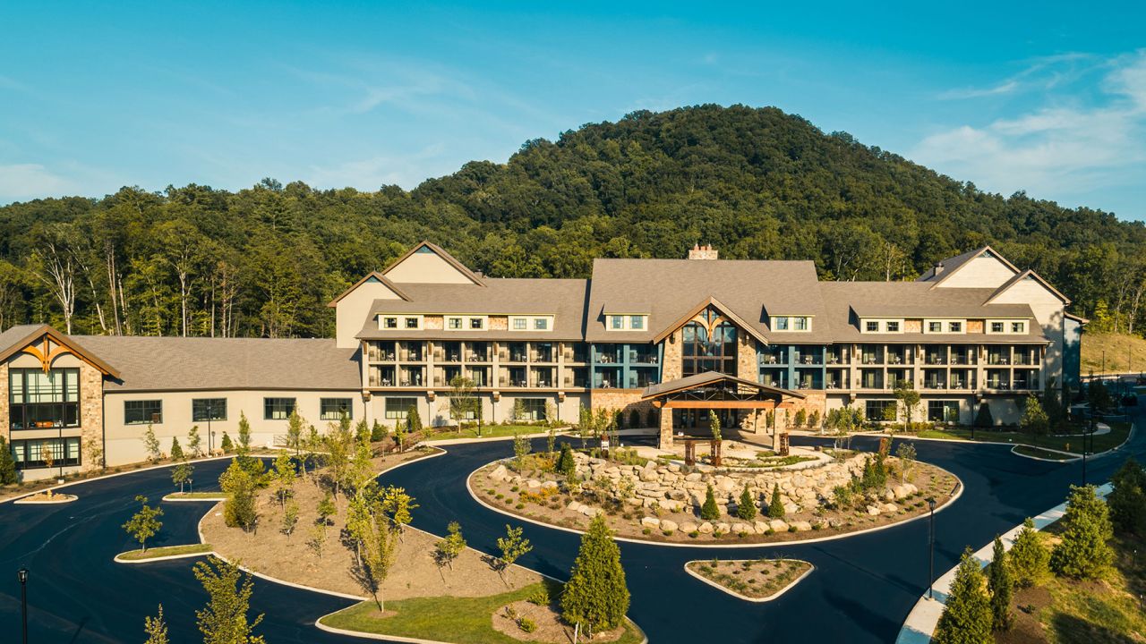 <strong>Dollywood's HeartSong Lodge & Resort:</strong> A new resort hotel in Pigeon Forge, Tennessee, is inspired by Dolly Parton's childhood in the foothills of the Great Smoky Mountains.