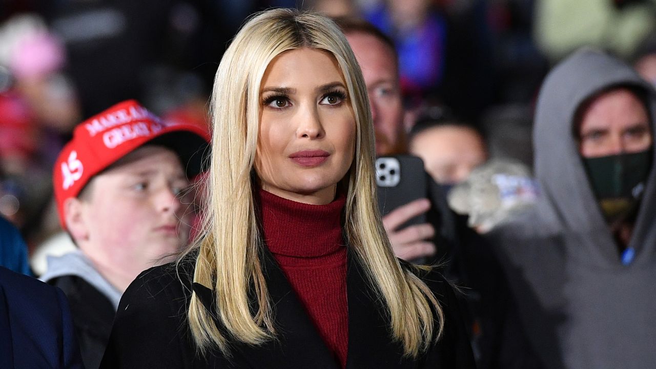Senior advisor to the President Ivanka Trump listens during a rally in support of Republican incumbent senators Kelly Loeffler and David Perdue ahead of Senate runoff in Dalton, Georgia on January 4, 2021. - President Donald Trump, still seeking ways to reverse his election defeat, and President-elect Joe Biden converge on Georgia on Monday for dueling rallies on the eve of runoff votes that will decide control of the US Senate. Trump, a day after the release of a bombshell recording in which he pressures Georgia officials to overturn his November 3 election loss in the southern state, is to hold a rally in the northwest city of Dalton in support of Republican incumbent senators Kelly Loeffler and David Perdue. (Photo by MANDEL NGAN / AFP) (Photo by MANDEL NGAN/AFP via Getty Images)