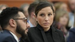 Kouri Richins, a Utah mother of three who authorities say fatally poisoned her husband, Eric Richins, then wrote a children's book about grieving, looks on during a hearing Friday, Nov. 3, 2023, in Park City, Utah. (AP Photo/Rick Bowmer, Pool)