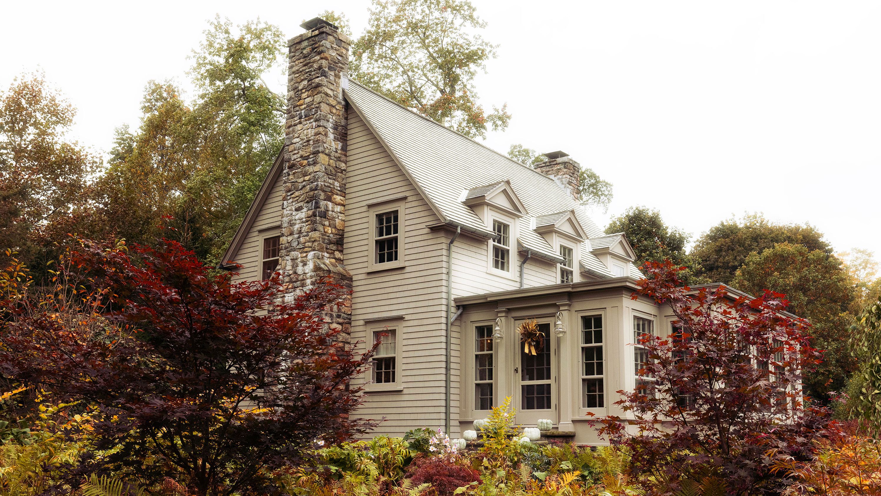 The exterior of Martha Stewart's Tenant House.