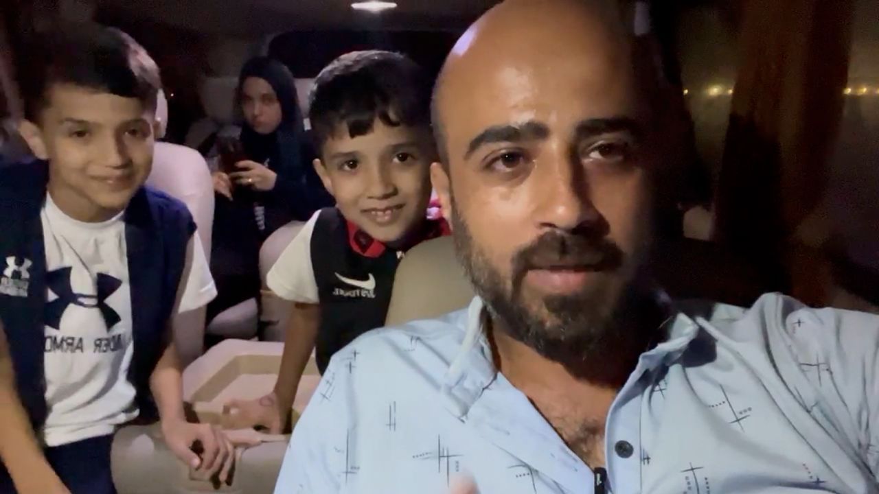 After nearly a month, CNN journalist and his family leave Gaza for