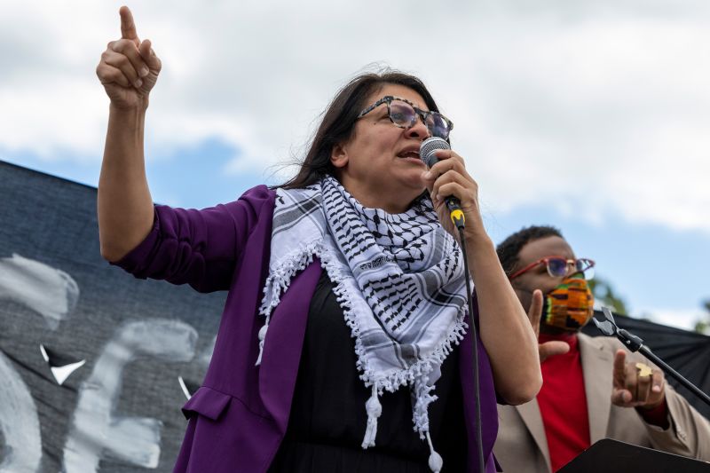 Democratic Rep. Tlaib Accuses Biden Of Supporting Palestinian ‘genocide ...