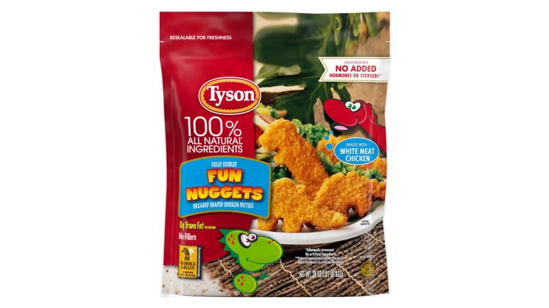 Tyson erinnert sich an 30.000 Pfund Chicken Nuggets
