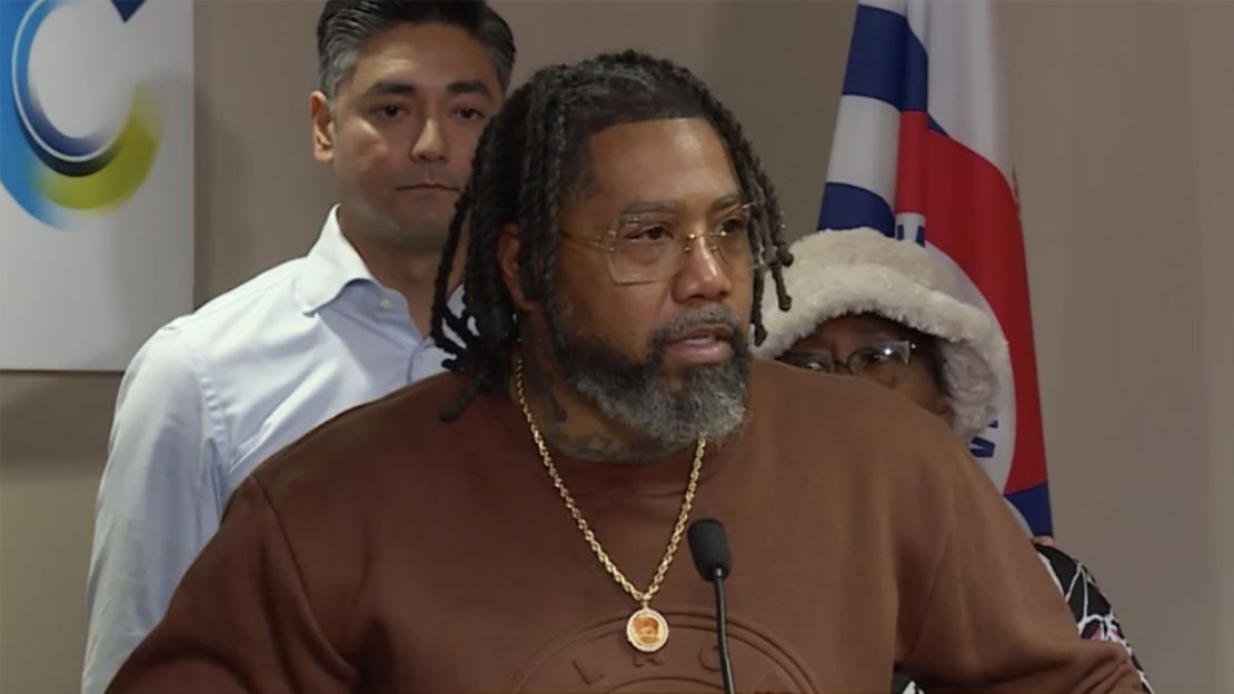The father of an 11-year-old boy who was killed Friday during a shooting in Cincinnati appeared at a news conference on Sunday alongside city officials.
"How many people have to bury their kids, their babies, their loved ones?" said Isaac Davis.