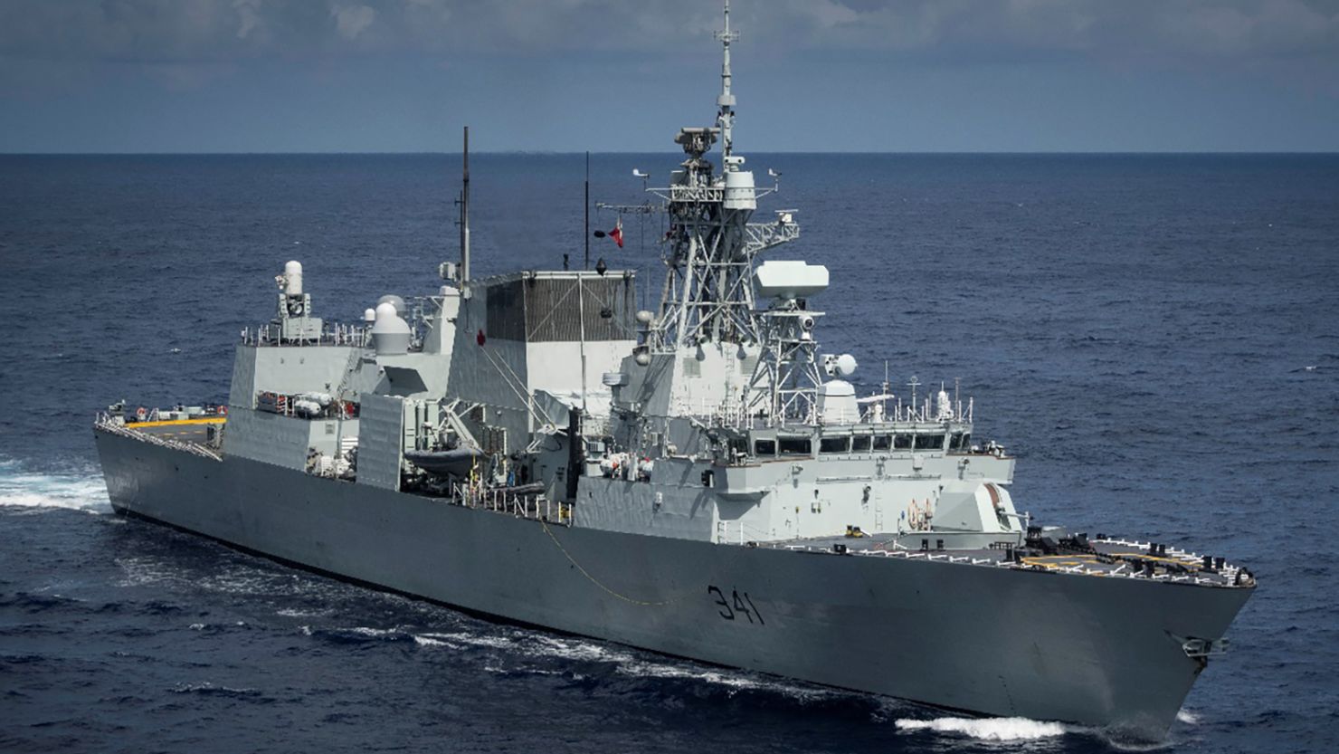 The HMCS Ottawa has been making its way through the South China Sea.