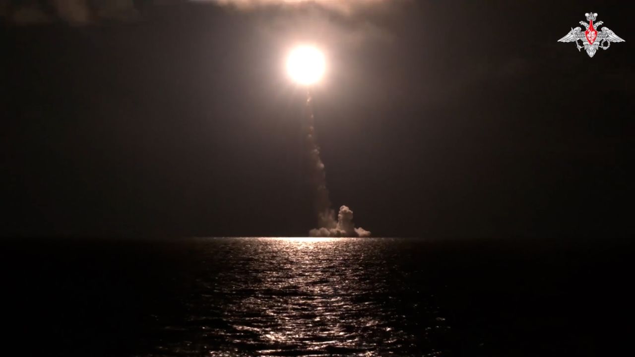 See Russia test intercontinental ballistic missile from new submarine  cruiser