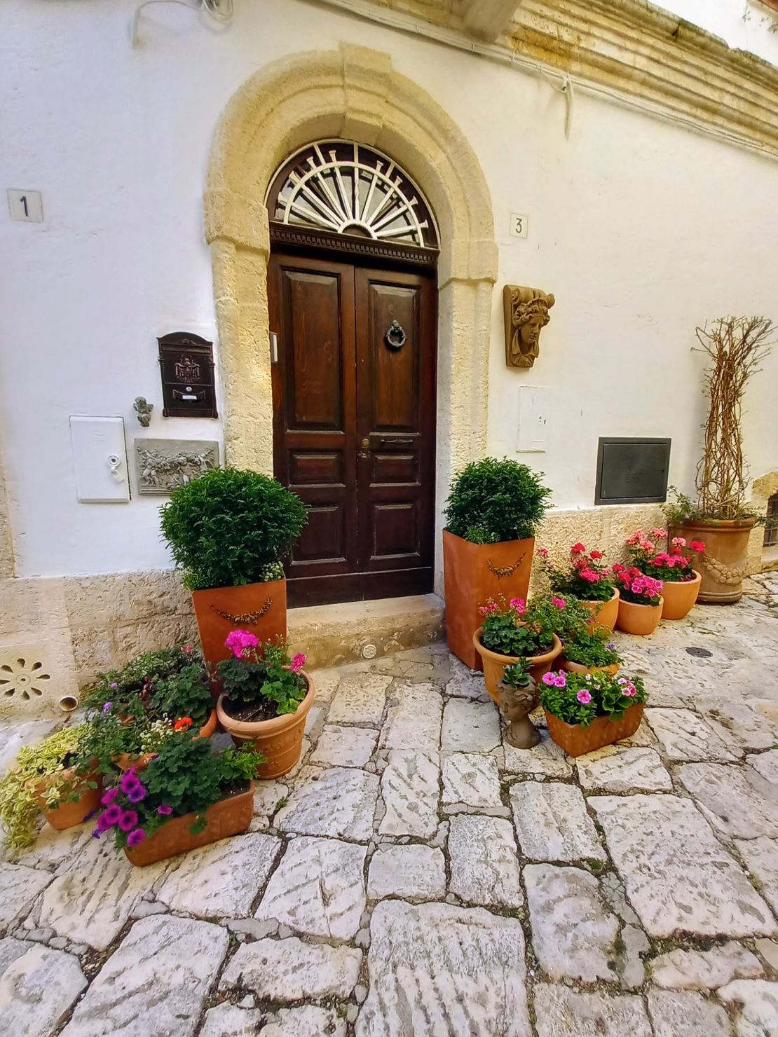 The Tuminellos have moved into a pretty house in central Polignano.