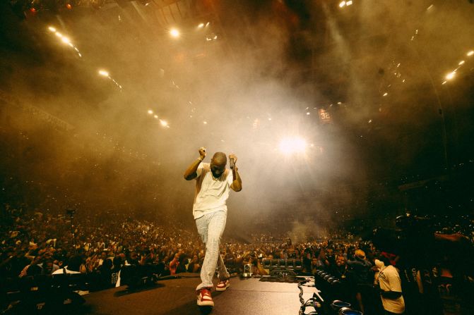 Davido at Capital One Arena, Washington DC, July 2023. The American Nigerian artist released "<a href="index.php?page=&url=https%3A%2F%2Fwww.cnn.com%2F2023%2F03%2F31%2Fafrica%2Fdavido-timeless-album-release-spc-intl%2Findex.html" target="_blank">Timeless</a>," his first album in three years earlier in 2023, and returned to live performance after t<a href="index.php?page=&url=https%3A%2F%2Fwww.cnn.com%2Fvideos%2Fworld%2F2023%2F03%2F31%2Fexp-davido-larry-madowo-intv-fst-033112pseg1-cnni-world.cnn" target="_blank">he tragic loss of his son in 2022</a>. "Nigerian music -- African music -- is there to make people feel good no matter what," Akinfeleye said. "That energy is so normal to us: having joy from nothing."