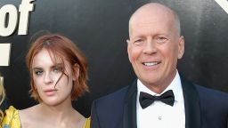 (From left) Tallulah Willis and Bruce Willis at the 2018 Comedy Central Roast of Bruce Willis in Los Angeles. 