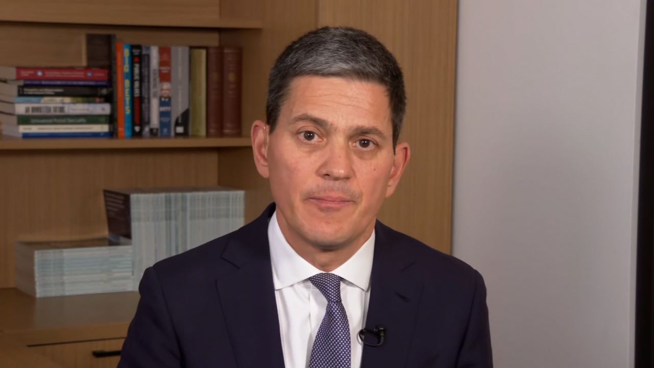 Amanpour David Miliband