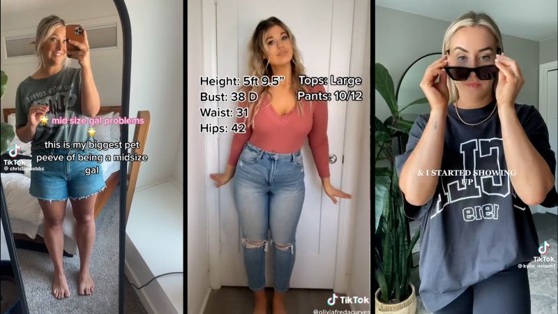 women comparing sizes｜TikTok Search