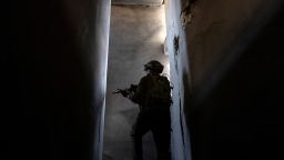 An Israeli soldier operates amid the ongoing ground invasion against Palestinian Islamist group Hamas in the northern Gaza Strip, November 8, 2023. REUTERS/Ronen Zvulun EDITOR'S NOTE: REUTERS PHOTOGRAPHS WERE REVIEWED BY THE IDF AS PART OF THE CONDITIONS OF THE EMBED. NO PHOTOS WERE REMOVED.