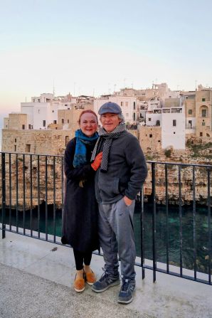 <strong>New start: </strong>Glenda and Randy Tuminello moved from Spokane, Washington, to Polignano a Mare in Italy's Puglia.