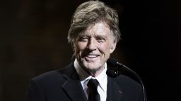 US actor and director Robert Redford reacts after receiving the Honor award during the 44th edition of the Cesar Film Awards ceremony at the Salle Pleyel in Paris on February 22, 2019. (Photo by Bertrand GUAY / AFP) (Photo by BERTRAND GUAY/AFP via Getty Images)