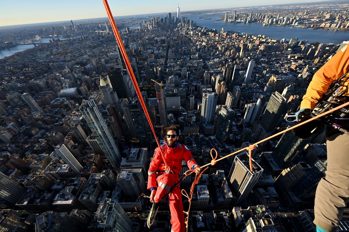 Jared Leto realmente subió al Empire State Building