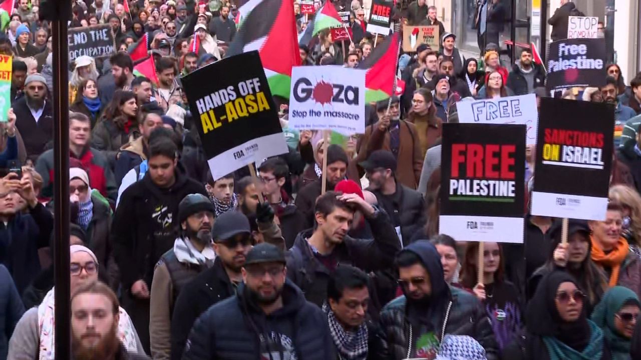 pro-palestinian rally London