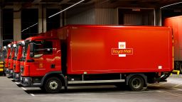 A Royal Mail sign is pictured on a delivery lorry at the Mount Pleasant mail centre in London, Britain, February 2, 2023.  REUTERS/Peter Cziborra