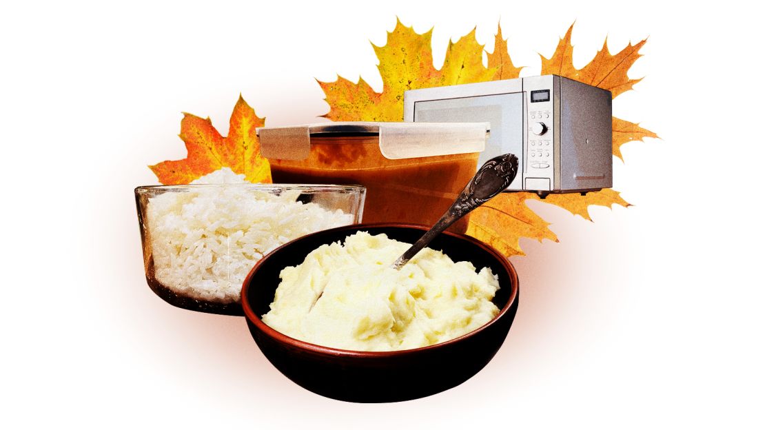 There's no need to forsake microwaves completely. They can be great for reheating soups and stews or starchy foods such as mashed potatoes and rice.