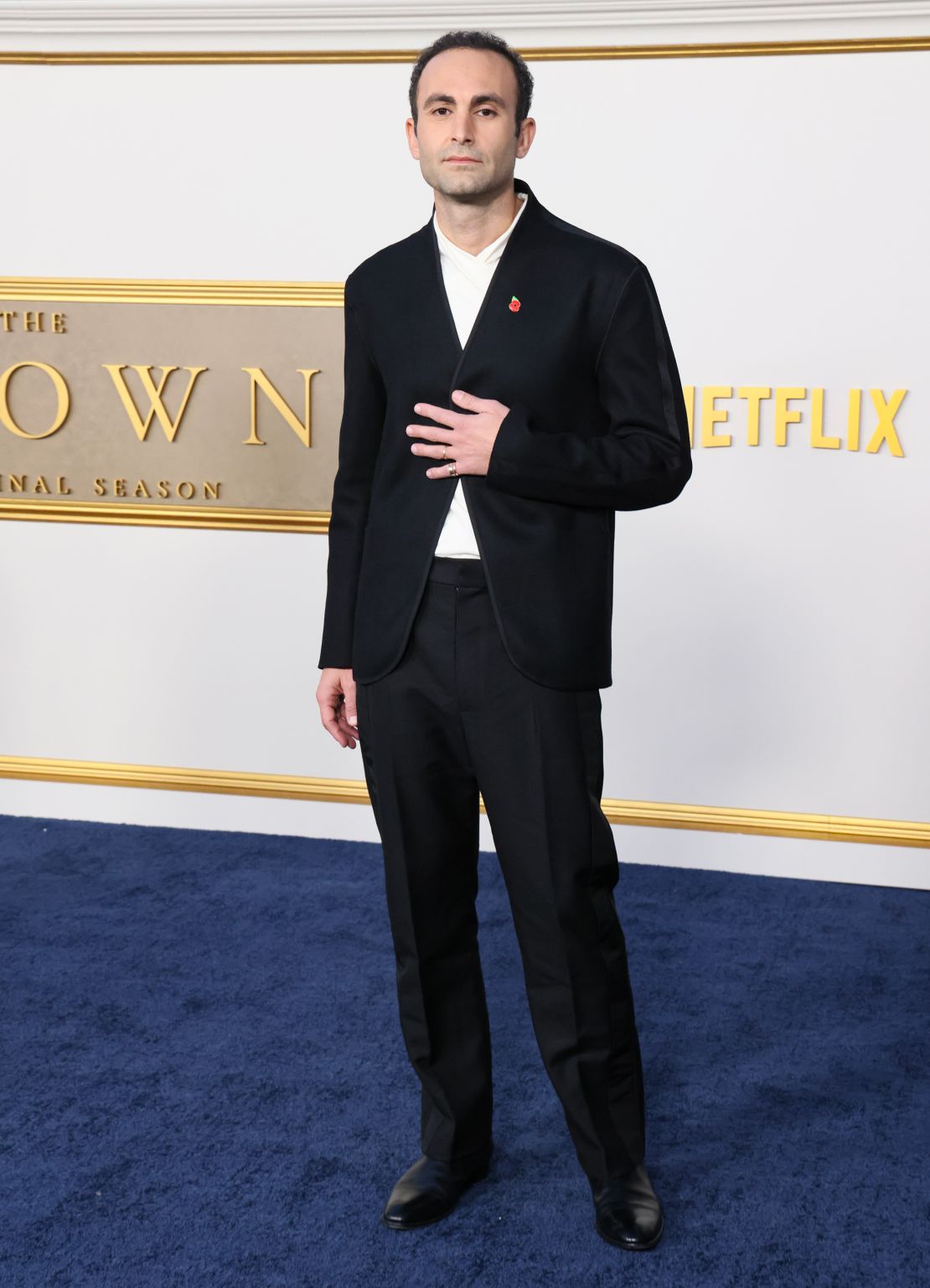 Khalid Abdalla at the Los Angeles premiere of Netflix's 'The Crown' on Sunday.