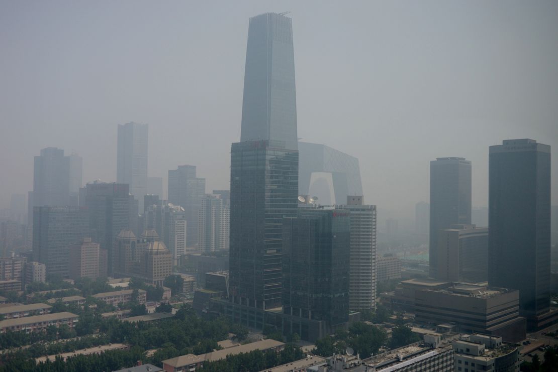 This general view shows a central business district in Beijing on June 3, 2013. China's manufacturing activity shrank more than first reported in May, HSBC bank said on June 3, confirming the first contraction in seven months.
