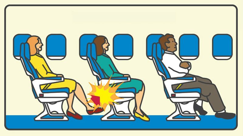 Don’t put your bare feet on another passenger’s armrest — and more etiquette tips for a smoother fli