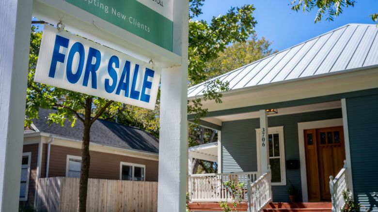 AUSTIN, TEXAS - OCTOBER 16: A home available for sale is shown on October 16, 2023 in Austin, Texas. Home sales have slowed as the cost of borrowing has increased and the country continues seeing record-high mortgage rates. (Photo by Brandon Bell/Getty Images)