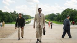 Rustin.  (L to R) Jeffrey Mackenzie Jordan as Courtney and Colman Domingo as Bayard Rustin. Cr. Parrish Lewis/Netflix © 2023