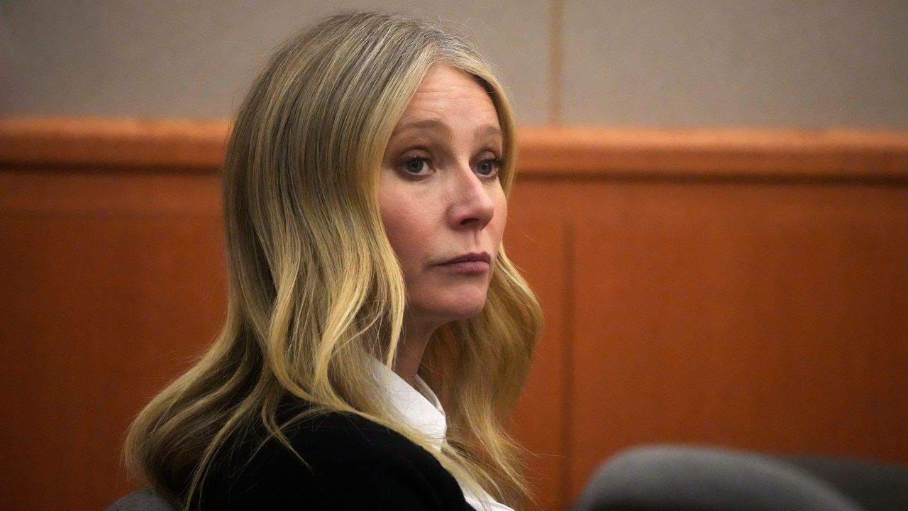 PARK CITY, UTAH - MARCH 27:  Actor Gwyneth Paltrow sits in court during her civil trial over a collision with another skier on March 27, 2023, in Park City, Utah. Retired optometrist Terry Sanderson is suing Paltrow for $300,000, claiming she recklessly crashed into him during a run at Deer Valley Resort in Park City, Utah in 2016. Paltrow has countersued, claiming Sanderson was uphill of her and crashed into her back.   (Photo by Rick Bowmer-Pool/Getty Images)