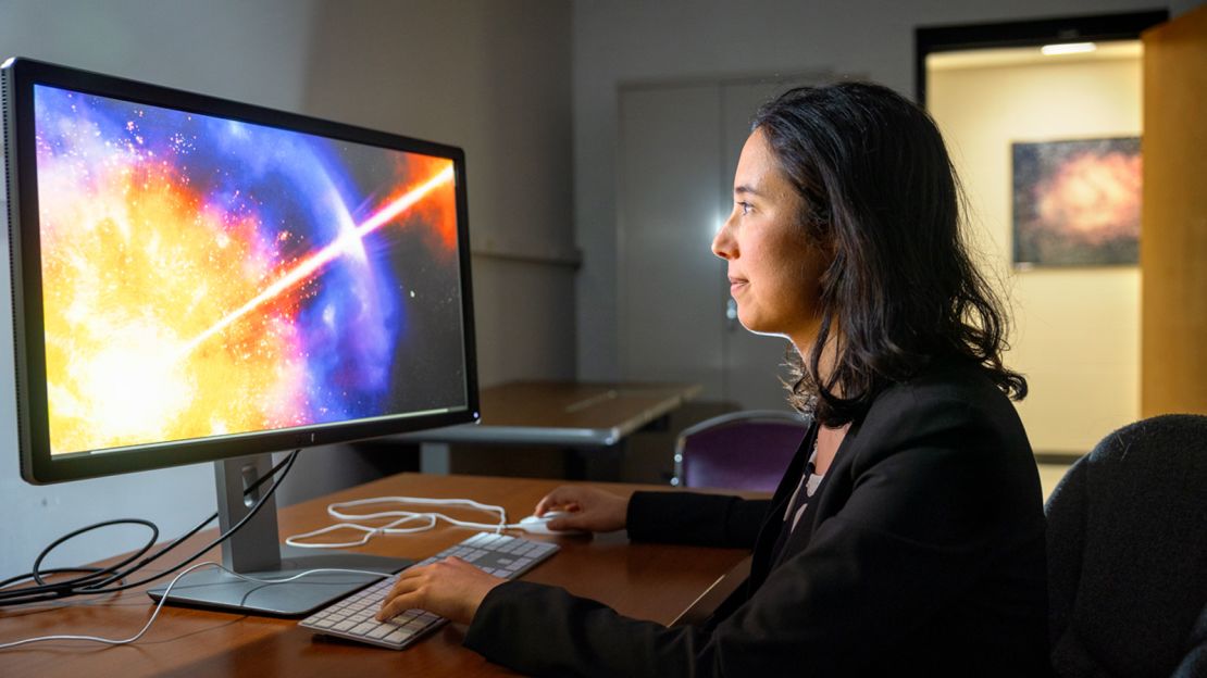 Anna Ho, a new professor in Astronomy, has a major paper coming out in Nature (publication date TBD). In September 2022, Ho discovered an explosion, likely the death of a star, in a distant galaxy.