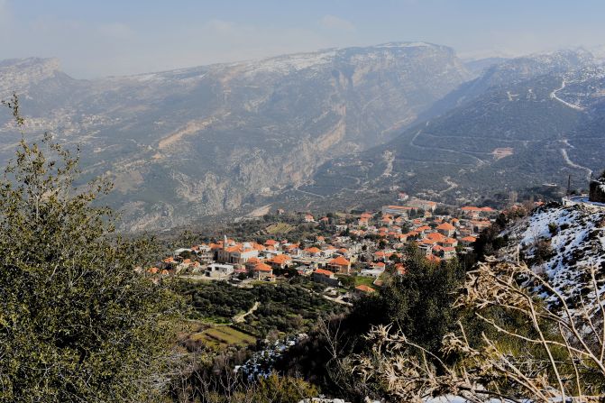<strong>Douma, Lebanon: </strong>Nearly 4,000 feet above sea level, this village has gorgeous views of the surrounding countryside. 