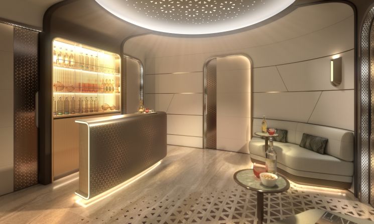 Unveiled at Dubai Airshow, CelestialSTAR is a new concept cabin design from Lufthansa Technik. It's designed for the BBJ 777-9 — the upcoming private jet version of Boeing's new widebody aircraft, the 777X. <strong>Look through the gallery to see more renderings of the high-end creation.</strong>
