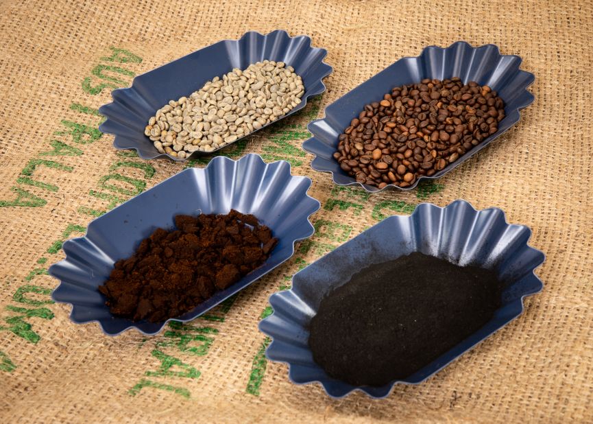 Creating sustainable bio-products from spent coffee grounds