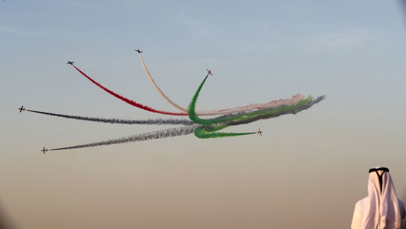 Other highlights of the event included a flypast from the United Arab Emirates' Al-Fursan display team.