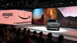 The 2024 Hyundai Santa Fe is unveiled at the Hyundai press conference at Automobility LA, the media preview day for the LA Auto Show, on November 16, 2023 in Los Angeles, California. (Photo by Robyn Beck / AFP) (Photo by ROBYN BECK/AFP via Getty Images)