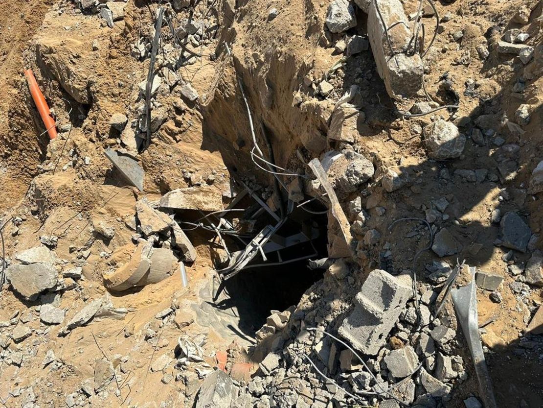 Alleged Hamas tunnel and the weapons