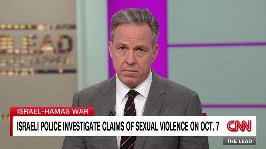 The Lead / Israel investigates sexual violence claims on october 7 / Jake Tapper_00002228.png