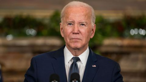 U.S. President Joe Biden delivers remarks at a news conference at the Filoli Estate on November 15, 2023 in Woodside, California. The news conference follows a meeting between Biden and Chinese President Xi Jinping during the Asia-Pacific Economic Cooperation (APEC) Leaders' week, their first since meeting at the Indonesian island resort of Bali in November 2022.